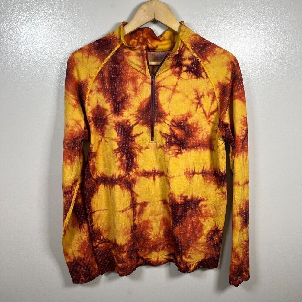 Lululemon Metal Vent Tech Half-Zip 2.0 Mens Medium Disconnect Marble Dye Soleil